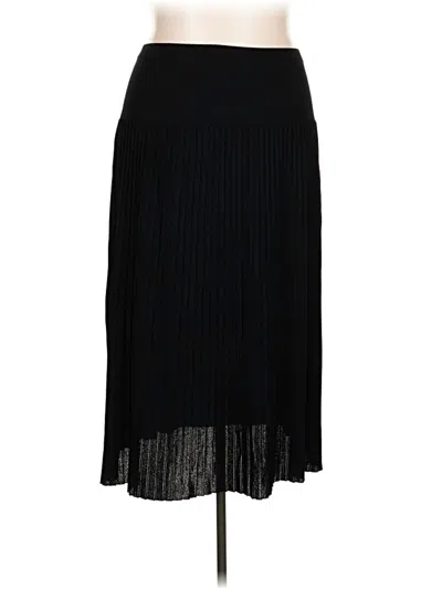 Pre-owned Misook Formal Skirt In Black