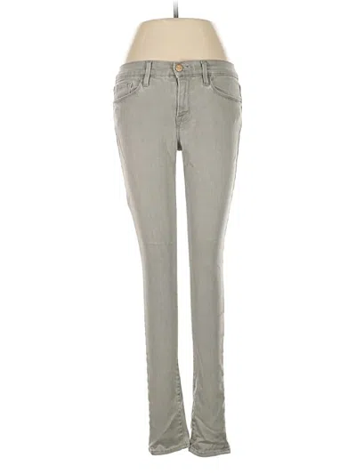 Pre-owned Frame Jeans In Gray