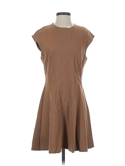 Pre-owned H&m Casual Dress In Brown