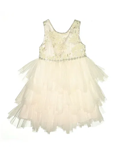 Pre-owned American Princess Kids' Dress In White