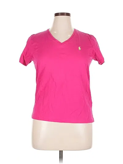 Pre-owned Ralph Lauren Sport Short Sleeve T-shirt In Pink