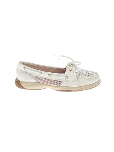 Pre-owned Sperry Top-sider® Flats White Shoes