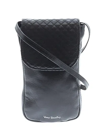 Pre-owned Vera Bradley Leather Crossbody Bag In Black