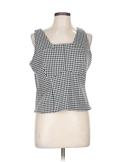 Pre-owned Cabi Sleeveless Top Black Square Neckline Tops