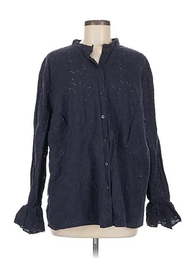 Pre-owned Polo Ralph Lauren Long Sleeve Button Down Shirt In Blue