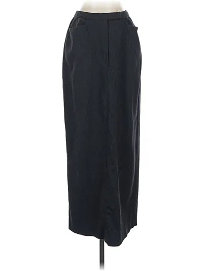 Pre-owned Polo Ralph Lauren Wool Skirt In Black