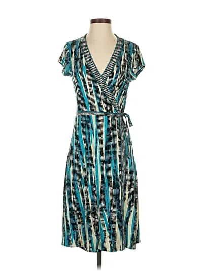 Pre-owned Bcbgmaxazria Casual Dress In Blue