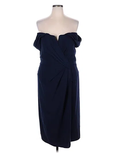 Pre-owned Rene Ruiz Cocktail Dress In Blue
