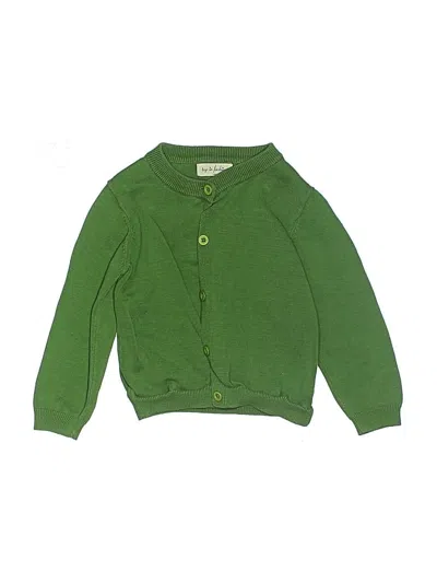Pre-owned Assorted Brands Kids' Zip Up Hoodie In Green