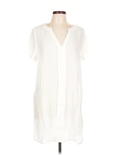 Cupshe White V-neck Cover-up Mini Dress