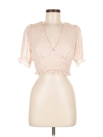 Le Lis Short Sleeve Blouse In Neutral