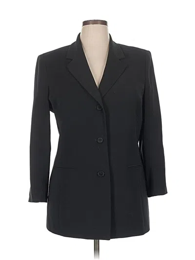 Pre-owned Kasper Blazer Jacket In Black