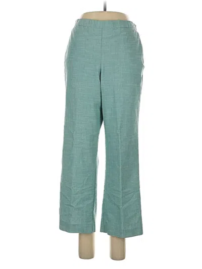 Pre-owned Alfred Dunner Casual Pants In Blue