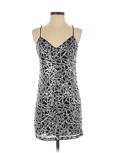 Pre-owned Ali & Jay Cocktail Dress In Silver