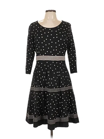 Pre-owned Liz Claiborne Casual Dress In Black