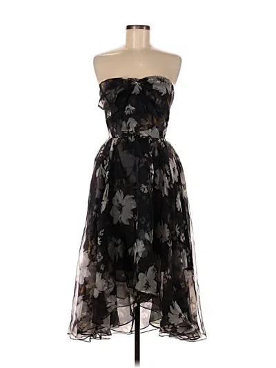 Pre-owned Shoshanna Cocktail Dress In Black