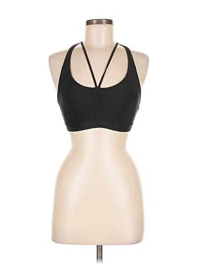 Pre-owned Under Armour Tank Top Black Halter Neckline Tops