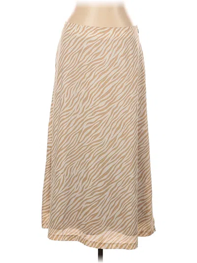 Pre-owned Ann Taylor Casual Skirt In Brown