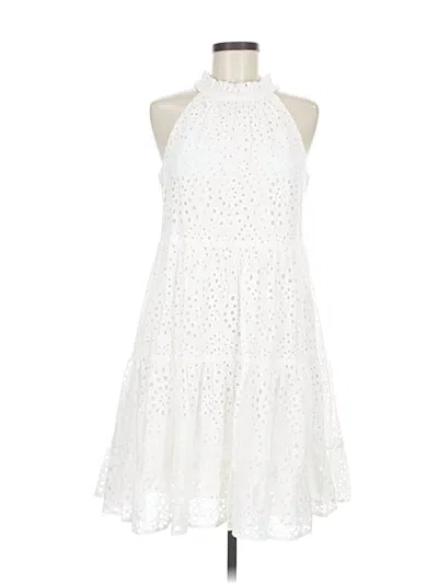 Pre-owned Eliza J Cocktail Dress In White