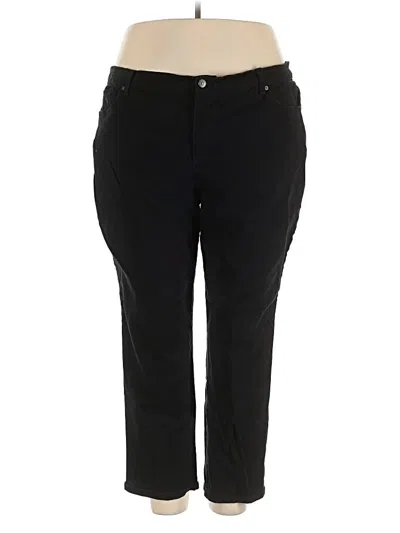 Pre-owned Gloria Vanderbilt Active Pants In Black