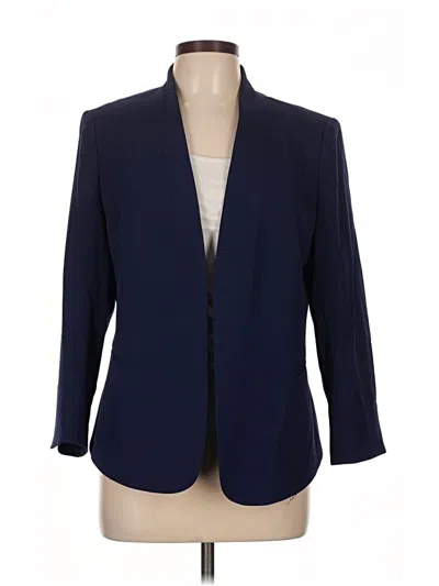 Pre-owned Anne Klein Blazer Jacket In Blue