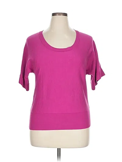 Pre-owned Chico's Cardigan Sweater In Pink