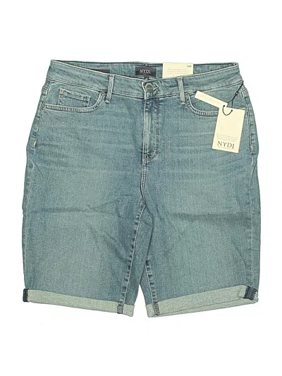 Pre-owned Nydj Denim Shorts In Blue