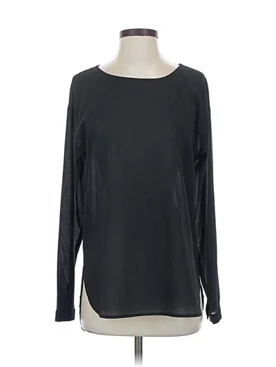 Pre-owned Ann Taylor Long Sleeve T-shirt In Gray