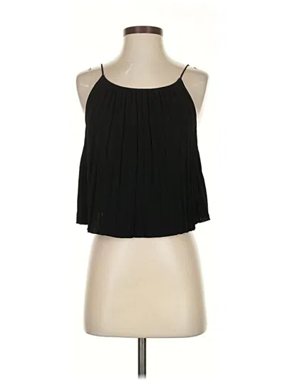 Pre-owned Club Monaco Sleeveless Blouse In Black