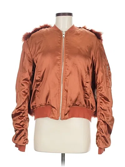 Pre-owned Rehab Jacket In Brown