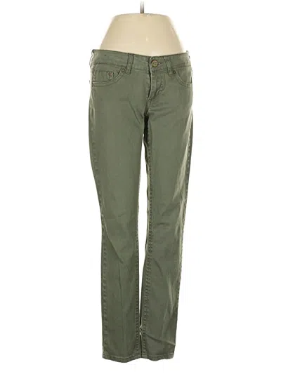 Pre-owned Indigo Rein Jeans In Green