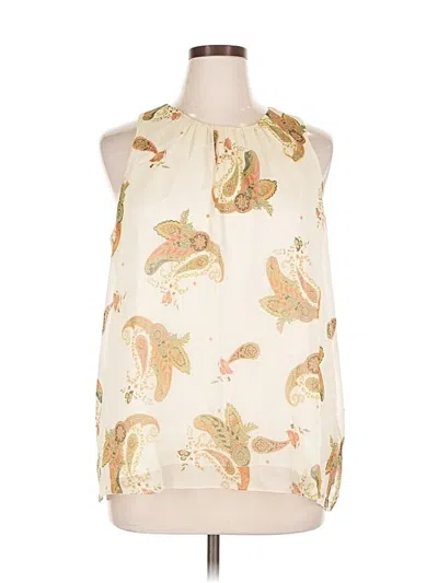 Vince Camuto Sleeveless Blouse In Gold