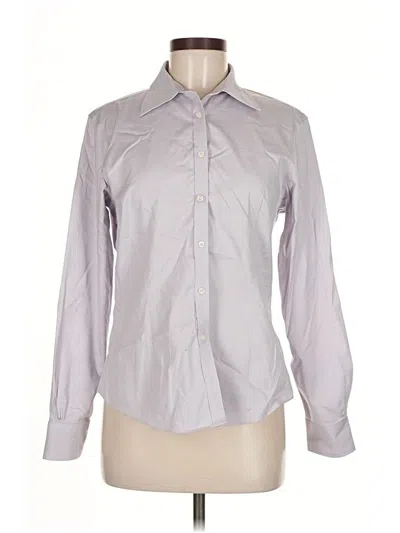 Pre-owned Brooks Brothers 346 Long Sleeve Button Down Shirt In Gray