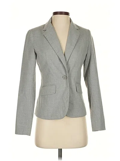 Pre-owned New York And Company Blazer Jacket In Gray