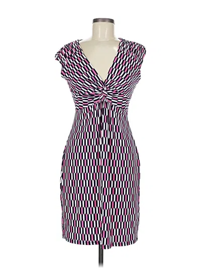 Pre-owned Laundry By Shelli Segal Cocktail Dress In Purple