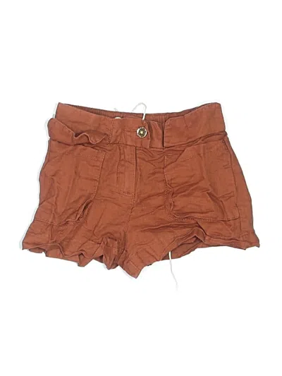 Pre-owned Janie And Jack Kids' Cargo Shorts In Brown