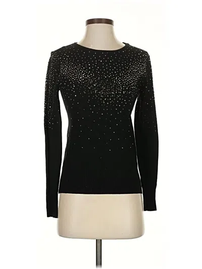 Pre-owned Liquid By Sioni Pullover Sweater In Black