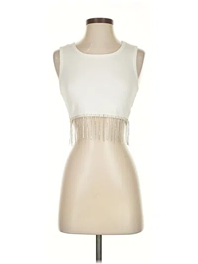 Pre-owned Day + Moon Sleeveless T-shirt In White