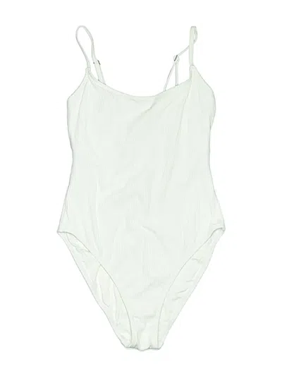 Pre-owned Andie One Piece Swimsuit In White