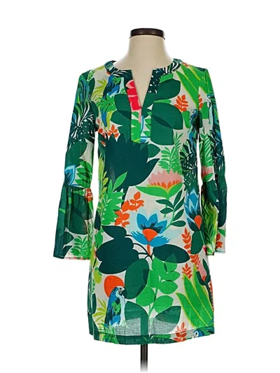Pre-owned Boden 3/4 Sleeve Blouse In Green