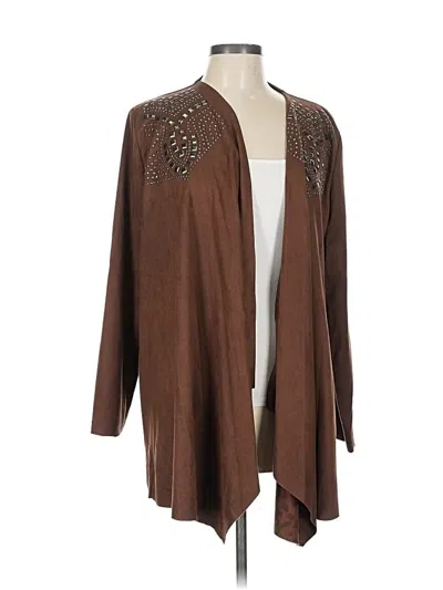Pre-owned Adore Cardigan Sweater In Brown