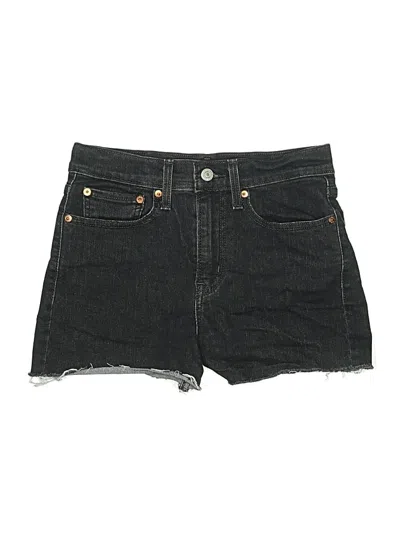 Pre-owned Levi's Denim Shorts In Black