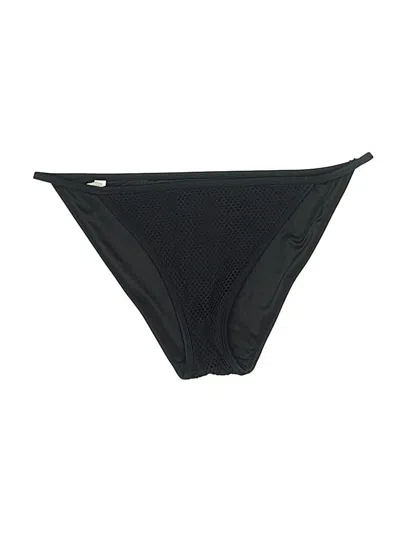 Pre-owned Victoria's Secret Swimsuit Bottoms In Black