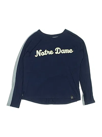 Pre-owned Under Armour Kids' Long Sleeve T-shirt In Blue