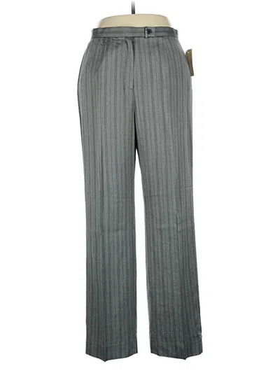 Pre-owned Kasper Dress Pants In Gray