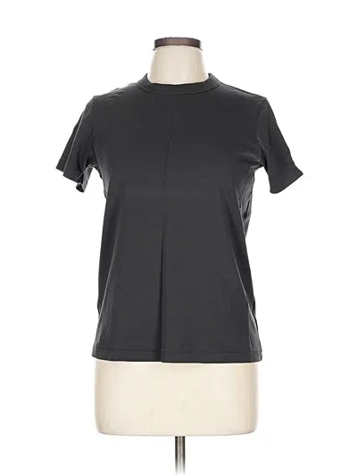 Pre-owned Uniqlo U Short Sleeve T-shirt In Gray