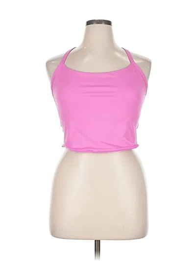 Pre-owned Savage X Fenty Tank Top Pink Halter Neckline Tops