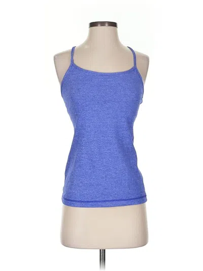 Pre-owned Lululemon Athletica Tank Top Purple Halter Neckline Tops