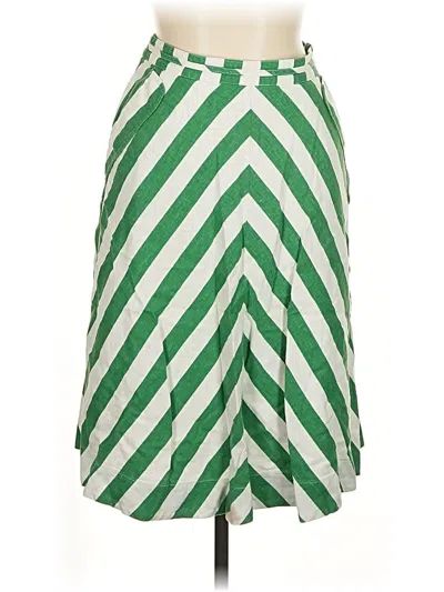 Pre-owned Anthropologie Casual Skirt In Green