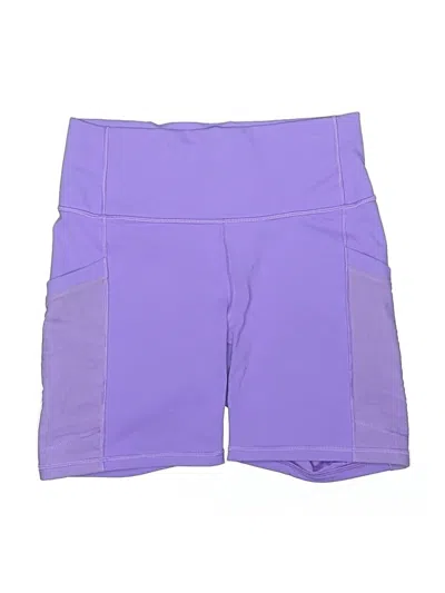 Pre-owned Fabletics Athletic Shorts In Purple